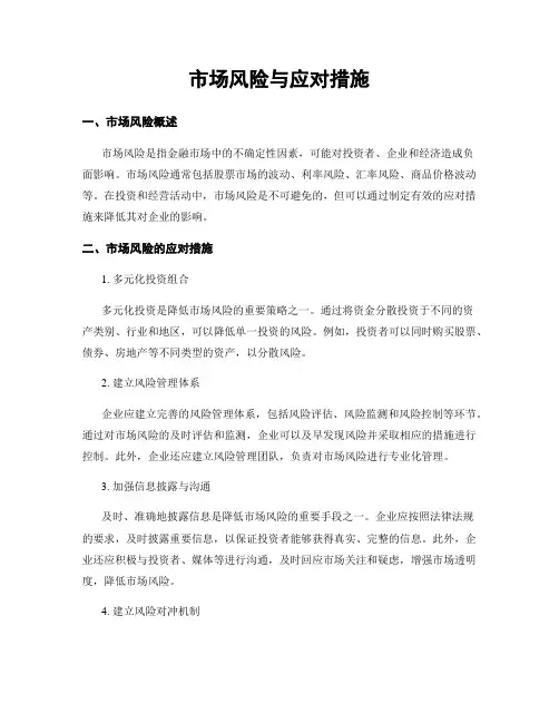 市场风险与应对措施