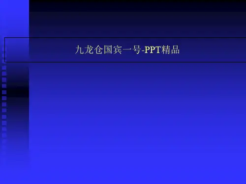 九龙仓国宾一号-PPT精品