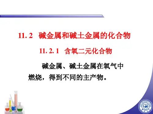 无机化学 碱金属和碱土金属的化合物 PPT课件