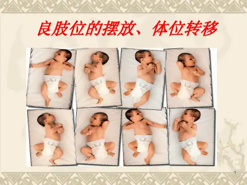 良肢位的摆放体位转移ppt课件