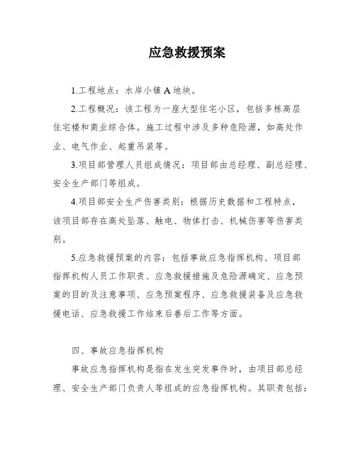 应急救援预案