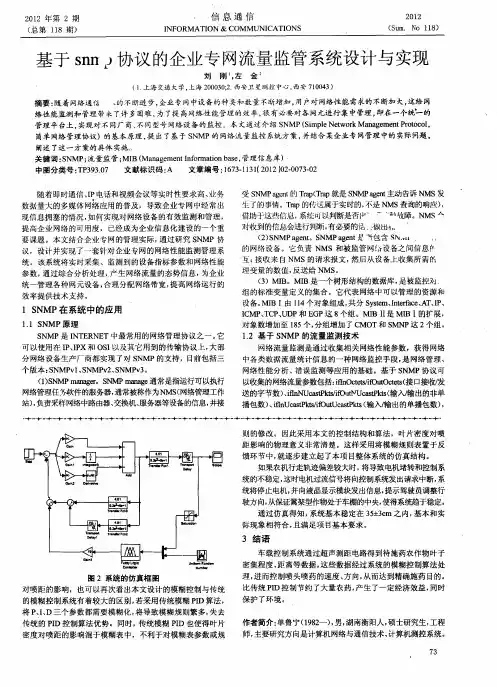 基于snmp协议的企业专网流量监管系统设计与实现