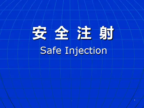 安全注射PPT课件