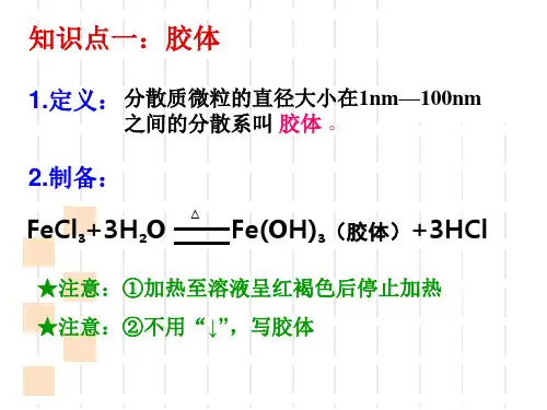 必修一第二章化学物质及其变化复习ppt课件