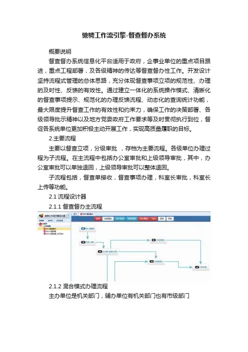 驰骋工作流引擎-督查督办系统