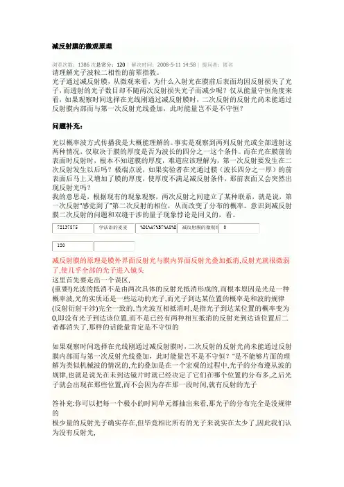 减反射膜