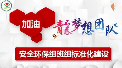 安全环保组五型班组建设汇报(1)