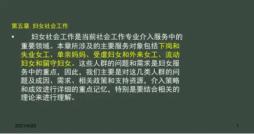 社工实务妇女社会工作-文档资料