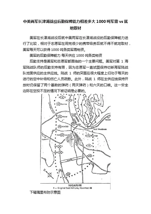 中美两军长津湖战役后勤保障能力相差多大1000吨军需vs就地取材