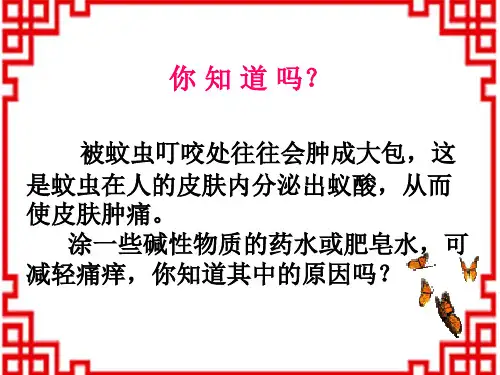 鲁教五四制初中化学九上 《酸碱中和反应》PPT课件 (2)
