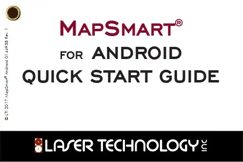 MapSmart Android快速使用指南说明书