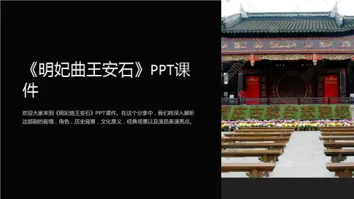 《明妃曲王安石》课件