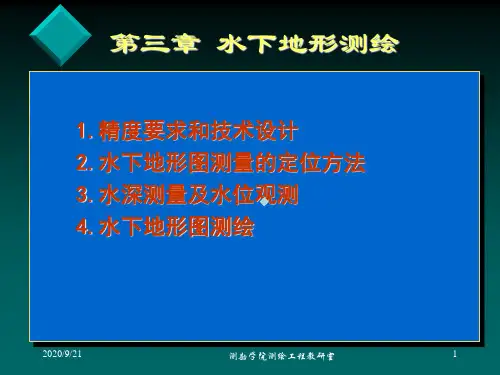 水下地形测绘
