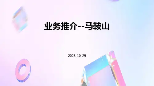业务推介--马鞍山