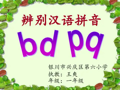 辨别bdpq