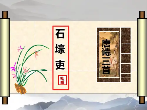 《石壕吏》复习ppt课件完美版