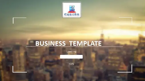 英文商业项目介绍模板