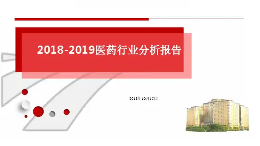 2018-2019医药行业分析报告