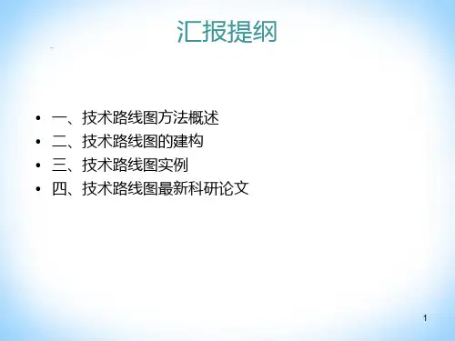 技术路线图PPT课件