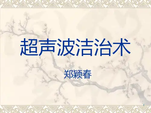 超声波洁治术PPT课件