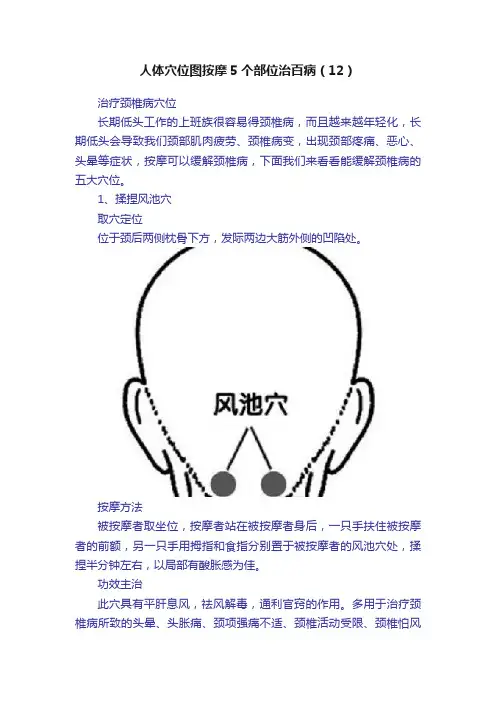人体穴位图按摩5个部位治百病（12）