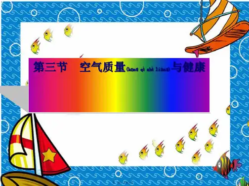 七年级生物下册空气质量与健康