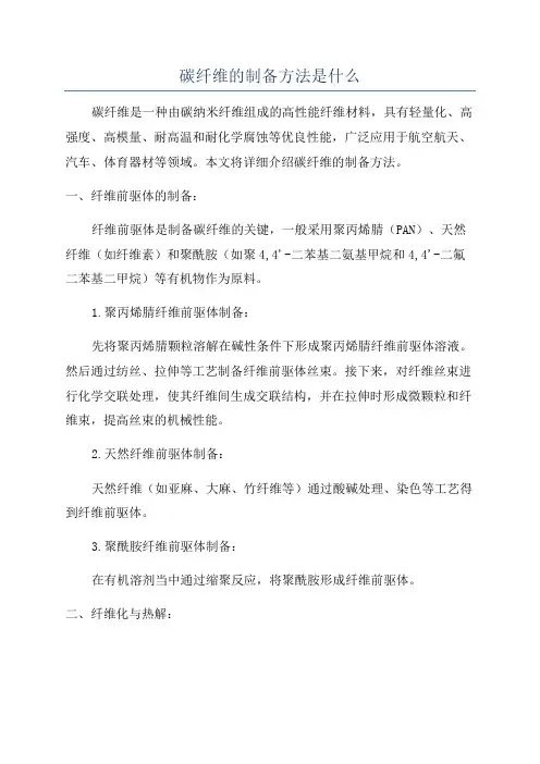 碳纤维的制备方法是什么