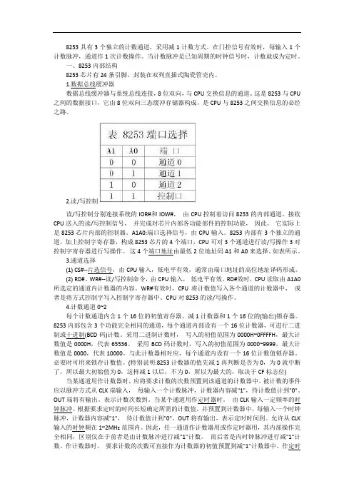 8253方波实验