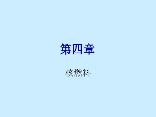 第四章 核燃料
