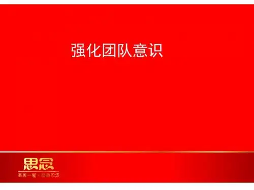 强化团队意识概述(PPT43张)