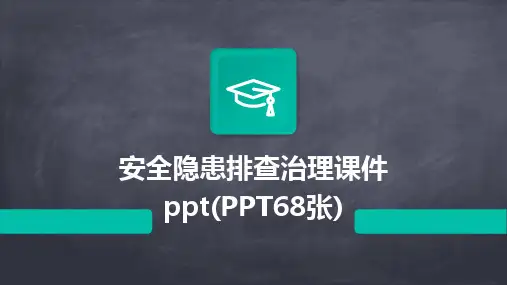 2024版安全隐患排查治理课件ppt(PPT68张)