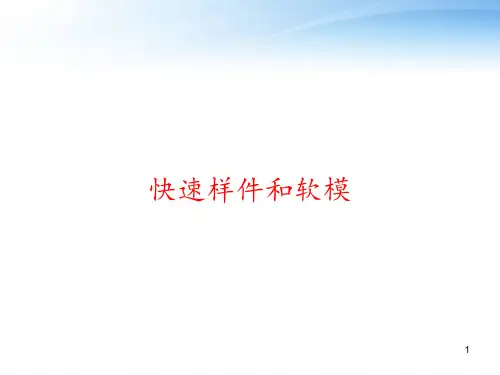快速样件和软模 ppt课件