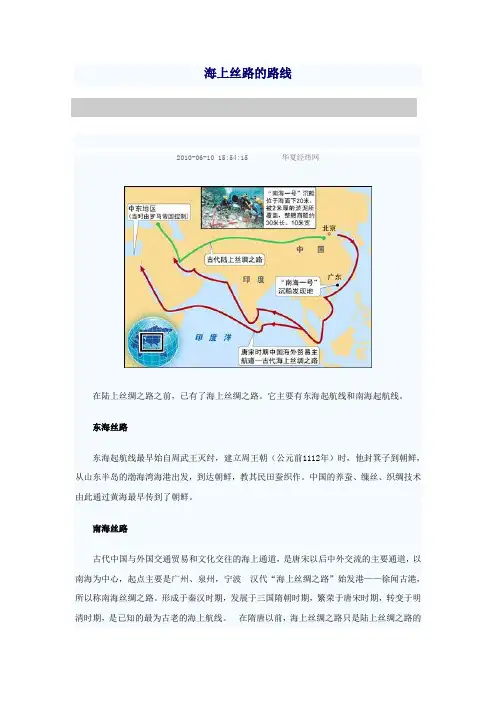 海上丝绸之路