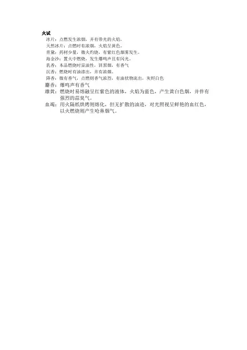 火试