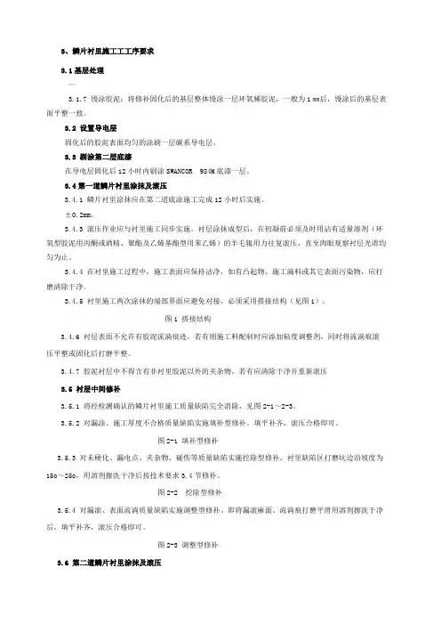 玻璃鳞片防腐技术