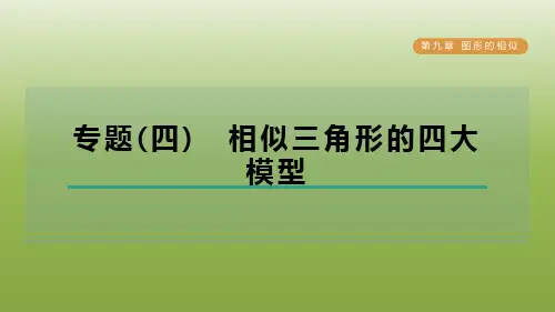 相似专题四相似三角形的四大模型初中数学