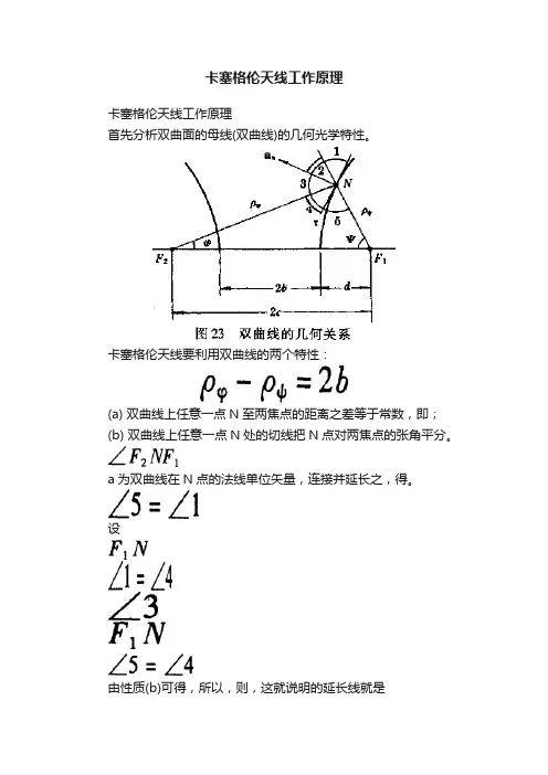 卡塞格伦天线工作原理