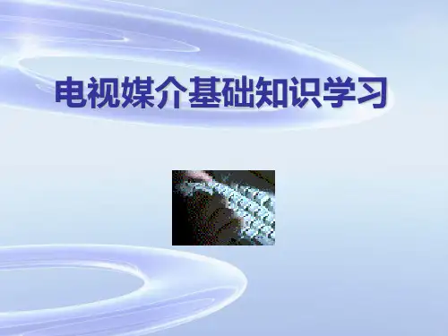 电视媒介人基础理论PPT课件