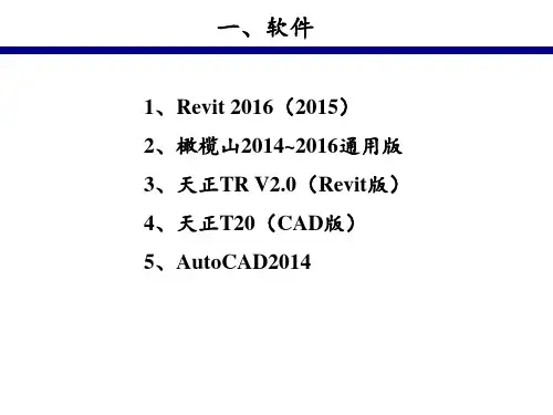 BIM技术基础课ppt课件