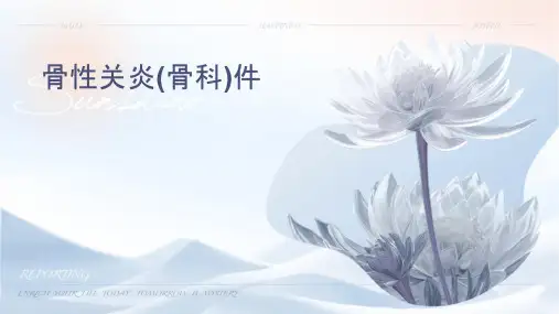 骨性关节炎(骨科)课件