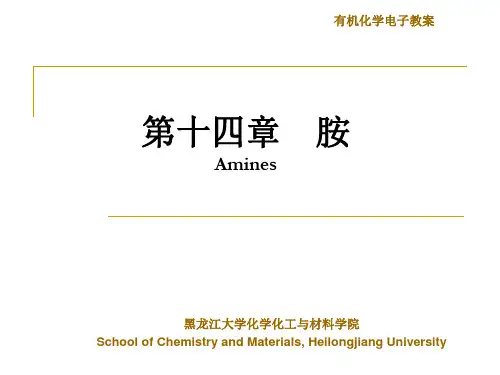 第十四章 胺