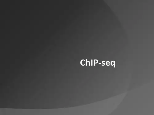 chip-seq产品演示