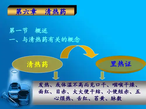 6第六章  清热药1(1)