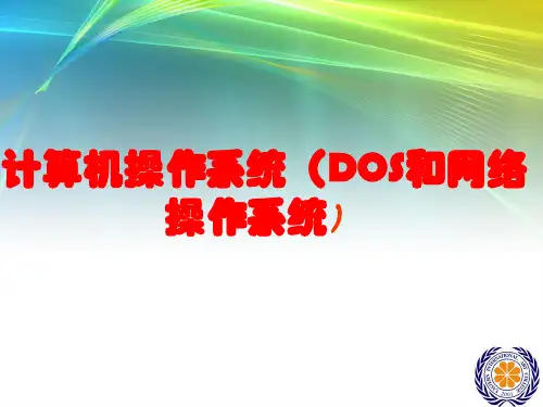 五、计算机操作系统 DOS及网络操作系统