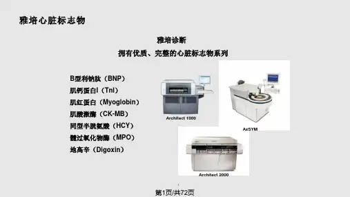雅培心脏标志物PPT课件