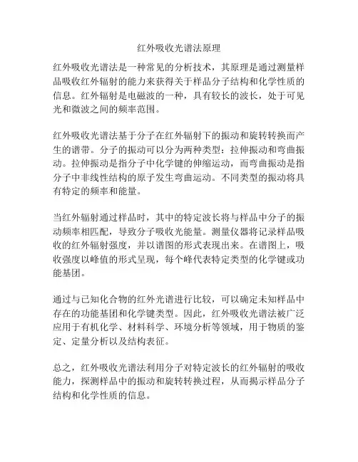 红外吸收光谱法原理