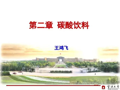 软饮料学 第二章 碳酸饮料