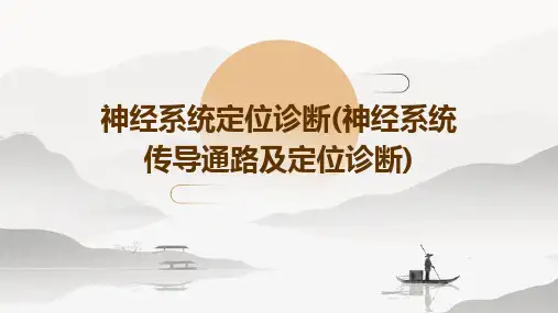 神经系统定位诊断(神经系统传导通路及定位诊断)PPT