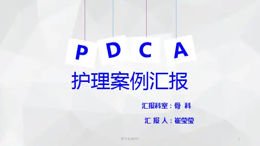 骨科PDCAppt课件