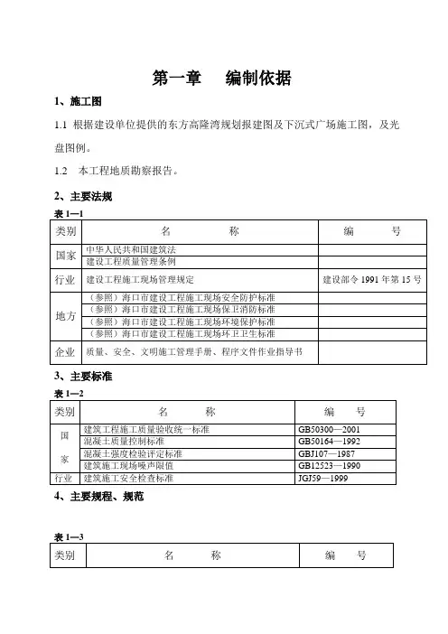文昌东方高隆湾施工设计方案
